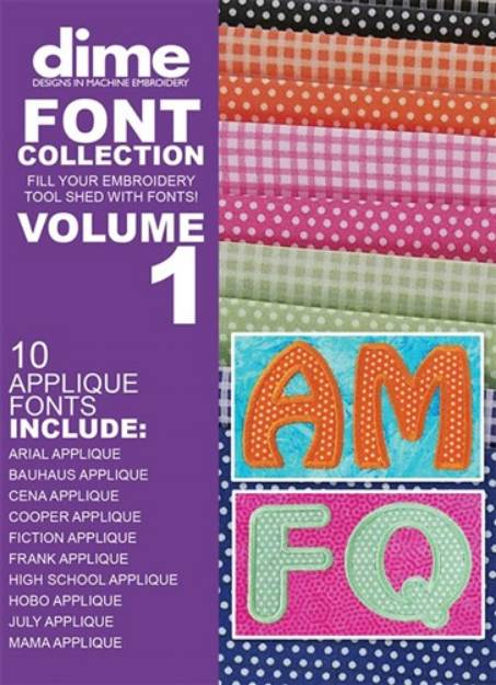 Picture of Font Collection Volume 1: Applique Fonts