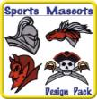 Picture of Sports Mascots Design Pack Embroidery Collection