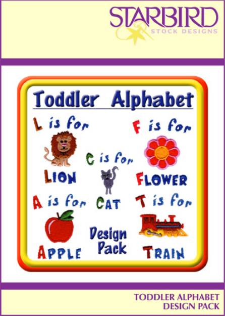 Picture of Toddler Alphabet Design Pack Embroidery Collection