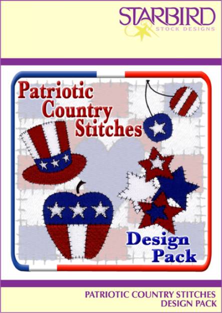 Picture of Patriotic Country Design Pack Embroidery Collection