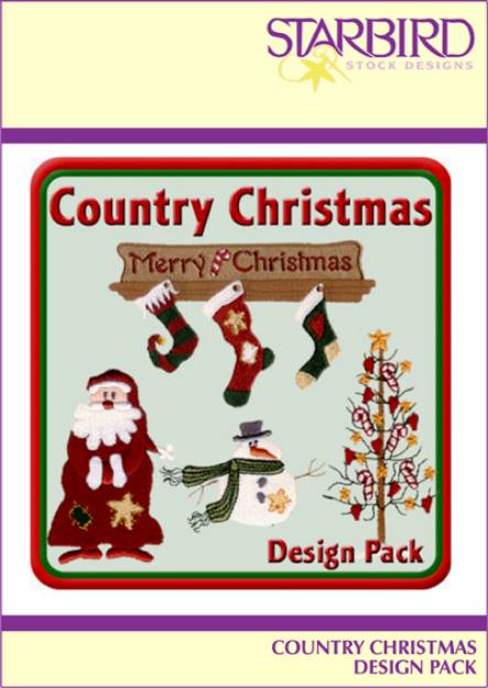 Picture of Country Christmas Design Pack Embroidery Collection