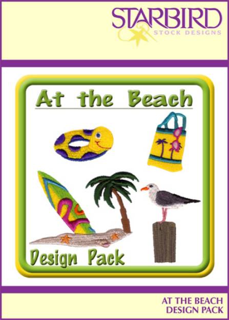 Picture of At The Beach Design Pack Embroidery Collection