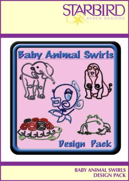Picture of Baby Animal Design Pack Embroidery Collection