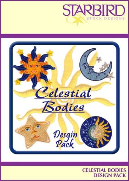 Picture of Celestial Bodies Design Pack Embroidery Collection