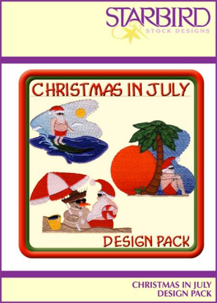 Picture of Christmas in July Pack Embroidery Collection