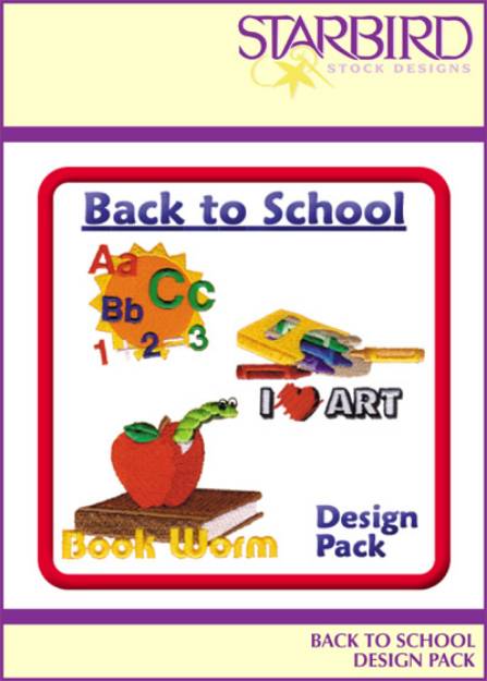 Picture of Back to School Pack Embroidery Collection