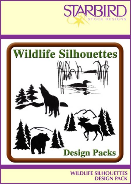 Picture of Wildlife Silhouettes  Pack Embroidery Collection