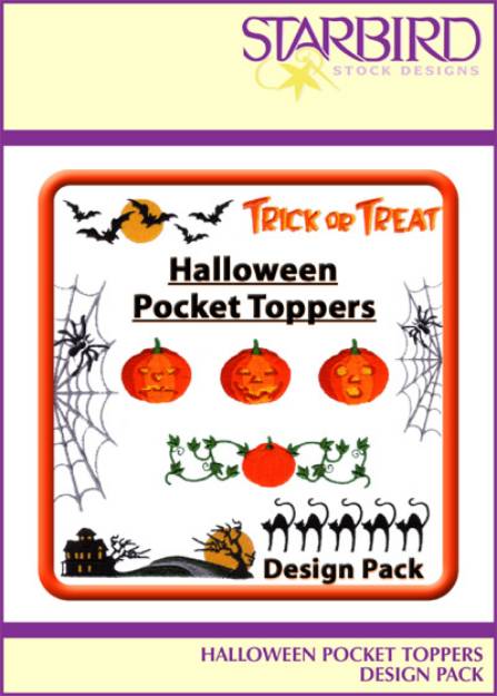 Picture of Halloween Pocket Toppers Pack Embroidery Collection