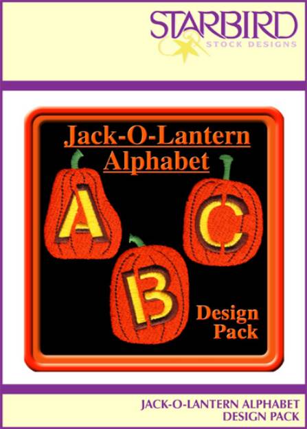 Picture of Jack-O-Lantern Alphabet Pack Embroidery Collection