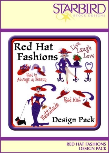 Picture of Red Hat Fashions Pack Embroidery Collection