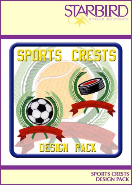 Picture of Sports Crest Design Pack Embroidery Collection
