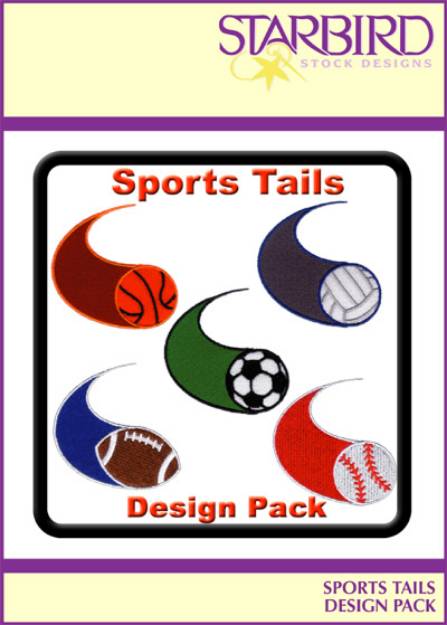 Picture of Sports Tails Design Pack Embroidery Collection