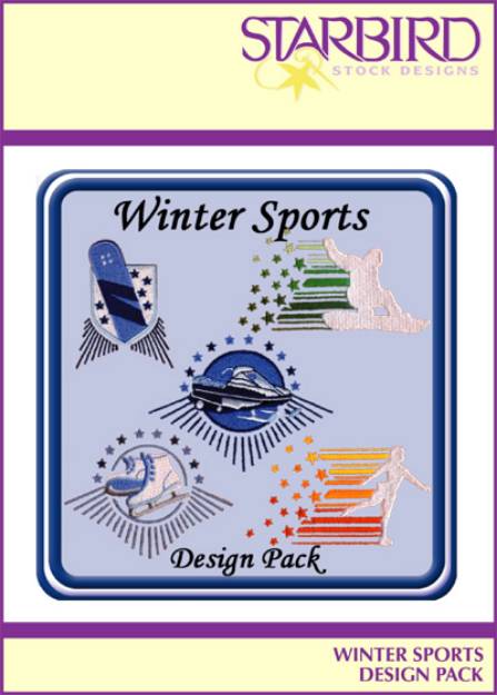 Picture of Winter Sports Design Pack Embroidery Collection