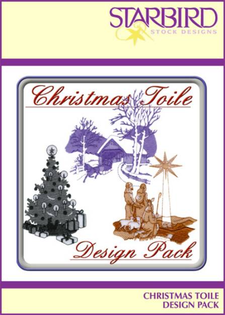 Picture of Christmas Toile Design Pack Embroidery Collection