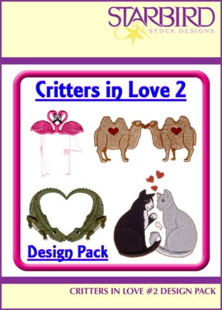 Picture of Critters in Love Pack Embroidery Collection