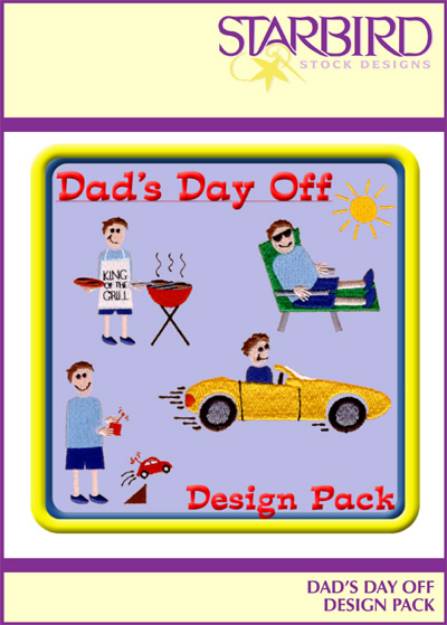 Picture of Dads Day Off Pack Embroidery Collection