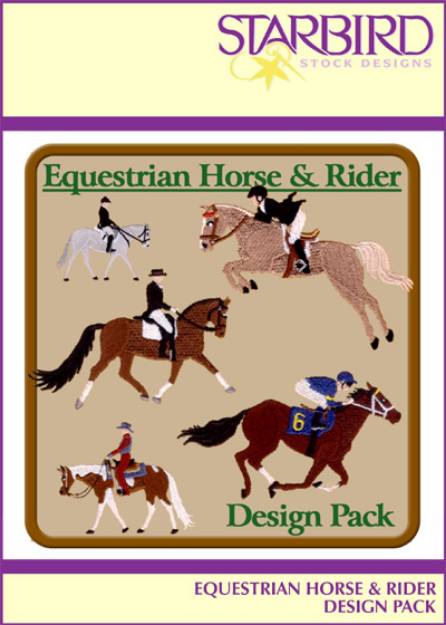 Picture of Equestrian Horse Pack Embroidery Collection