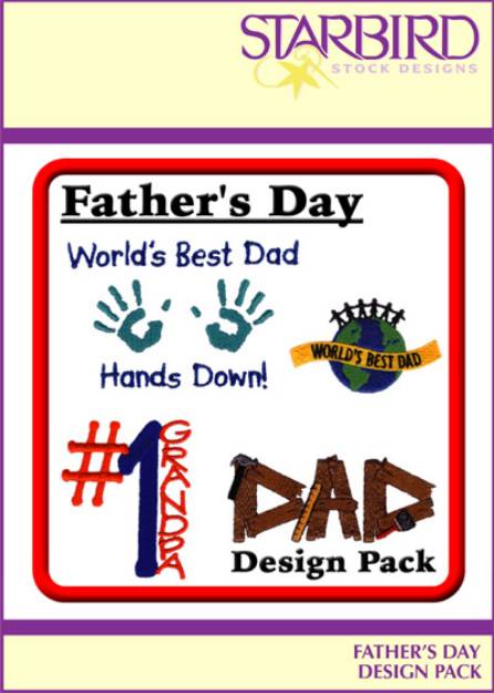 Picture of Fathers Day Design Pack Embroidery Collection