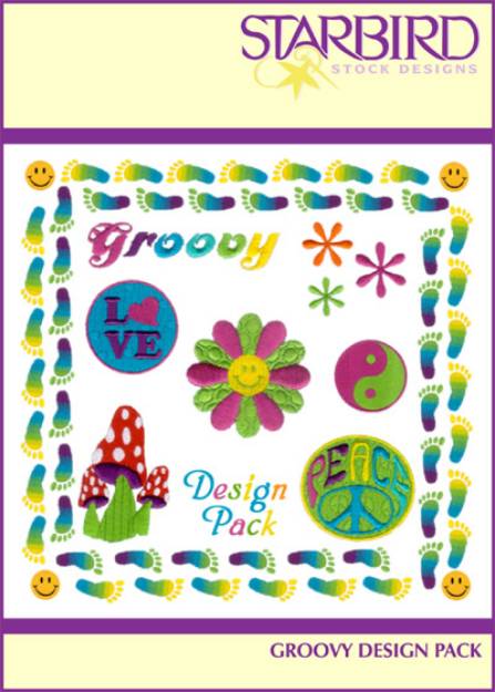 Picture of Groovy Design Pack Embroidery Collection