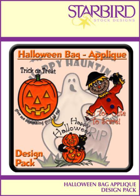 Picture of Halloween Bag Appliqué Pack Embroidery Collection