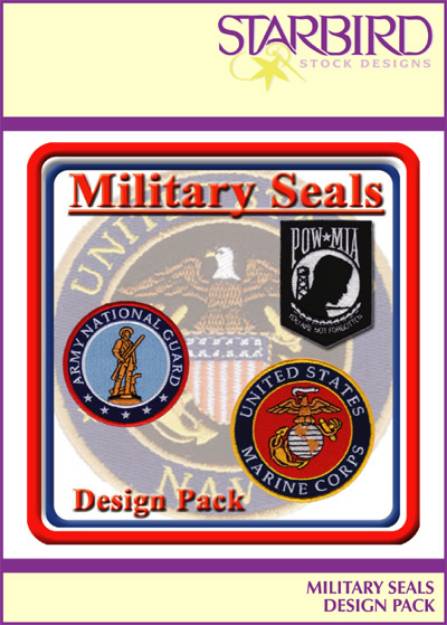 Picture of Military Seals Design Pack Embroidery Collection