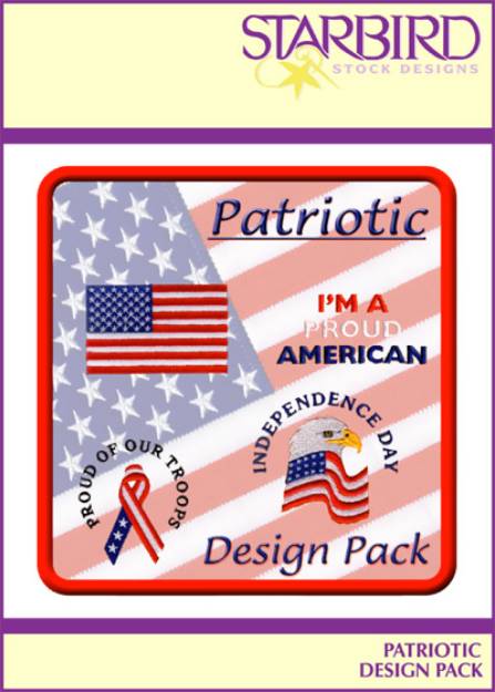 Picture of Patriotic Design Pack Embroidery Collection