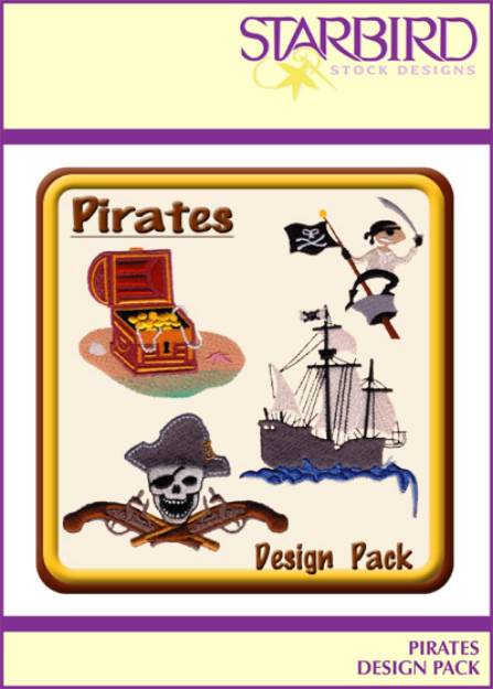 Picture of Pirates Design Pack Embroidery Collection
