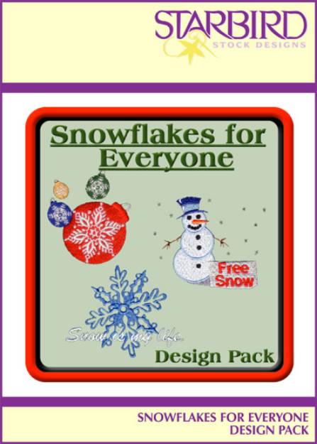Picture of Snowflakes for Everyone Pack Embroidery Collection
