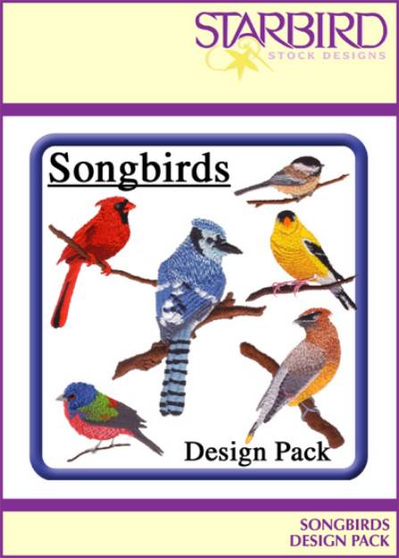 Picture of Songbirds Design Pack Embroidery Collection