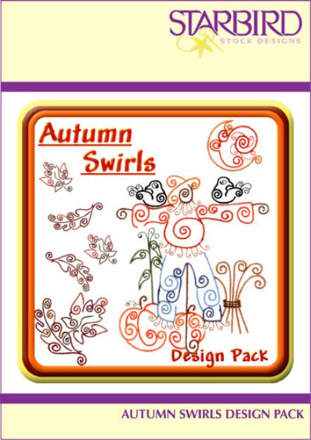 Picture of Autumn Swirls Embroidery Collection