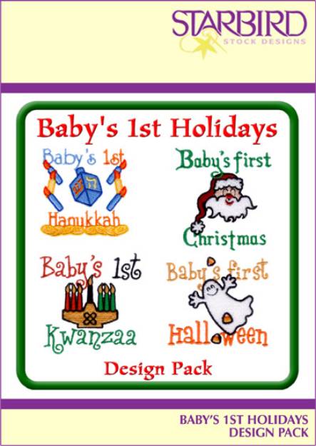 Picture of Baby’s 1st Holidays Embroidery Collection