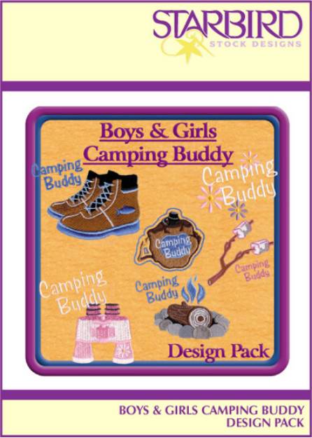 Picture of Boys & Girls Camping Pack Embroidery Collection