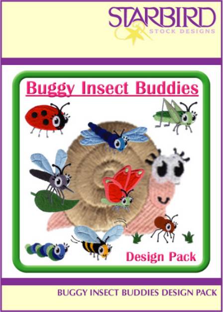 Picture of Buggy Insect Buddies Embroidery Collection