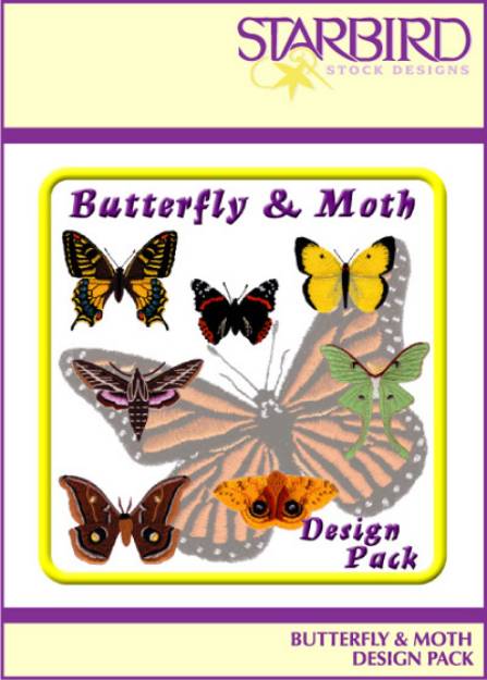 Picture of Butterfly & Moth Pack Embroidery Collection