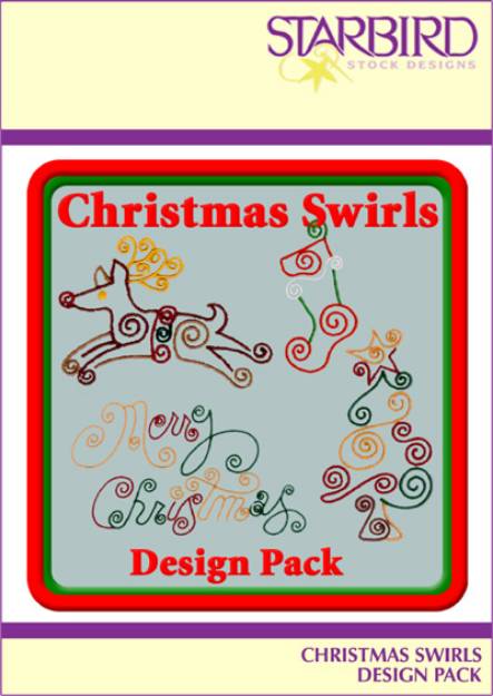 Picture of Christmas Swirls Collection Embroidery Collection