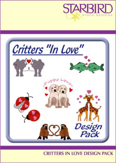 Picture of Critters In Love Collection Embroidery Collection