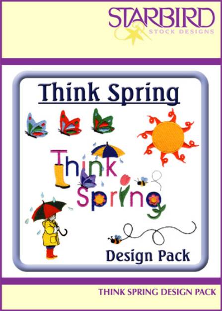 Picture of Think Spring Design Pack Embroidery Collection