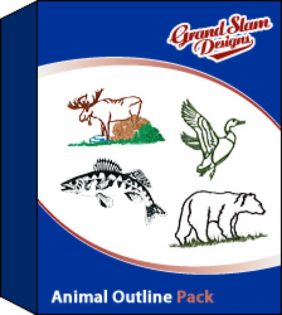 Picture of Animal Outline Designs Package Embroidery Collection