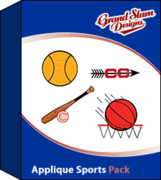 Picture of Applique Sports Package Embroidery Collection