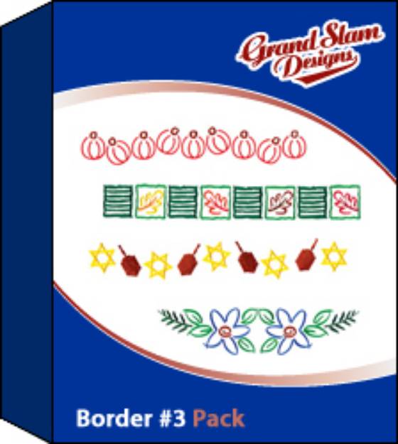 Picture of Border Designs Package (#3) Embroidery Collection