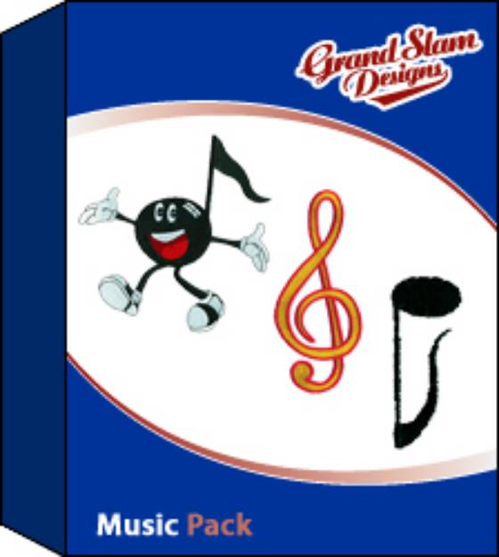 Picture of Music Designs Package Embroidery Collection