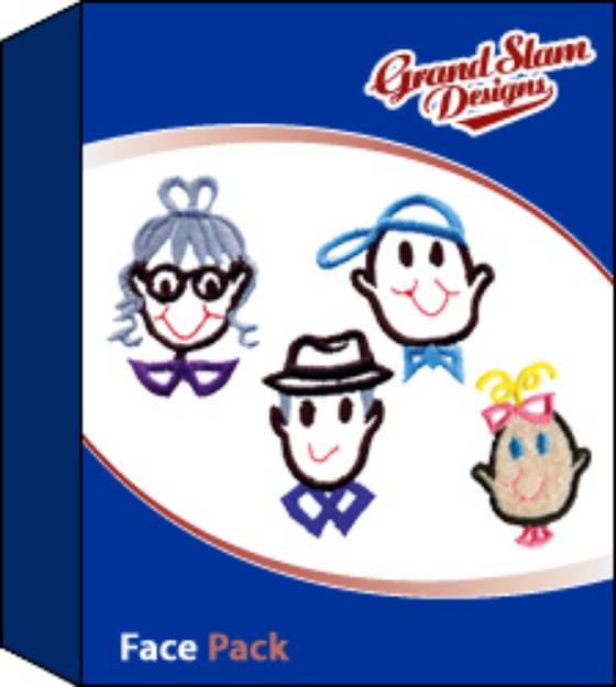 Picture of Face Designs Package Embroidery Collection