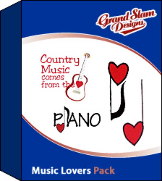 Picture of Music Lovers Package Embroidery Collection