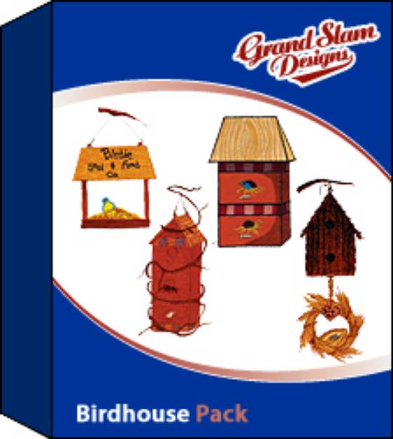 Picture of Birdhouse Design Package Embroidery Collection