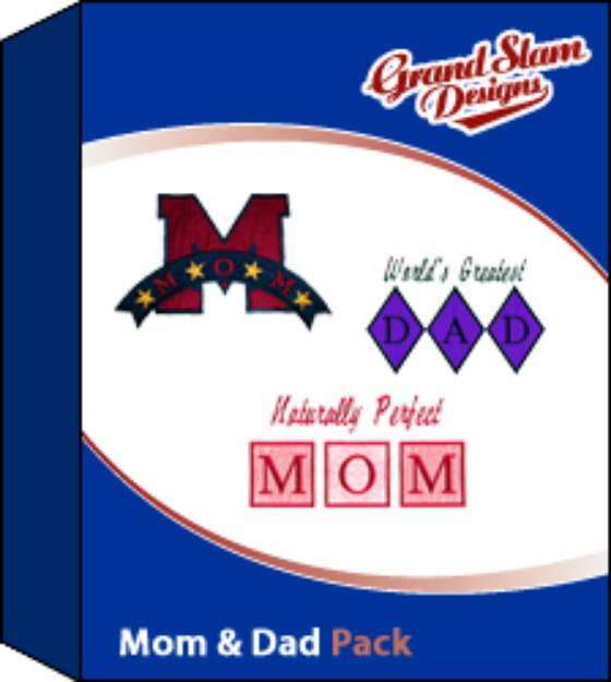 Picture of Mom and Dad Design Package Embroidery Collection