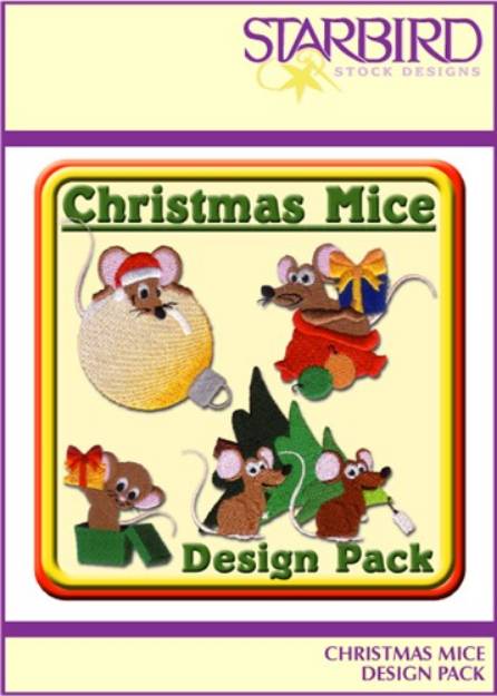 Picture of Christmas Mice Pack Embroidery Collection