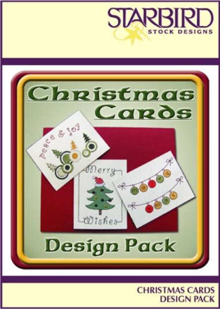 Picture of Christmas Card Pack Embroidery Collection