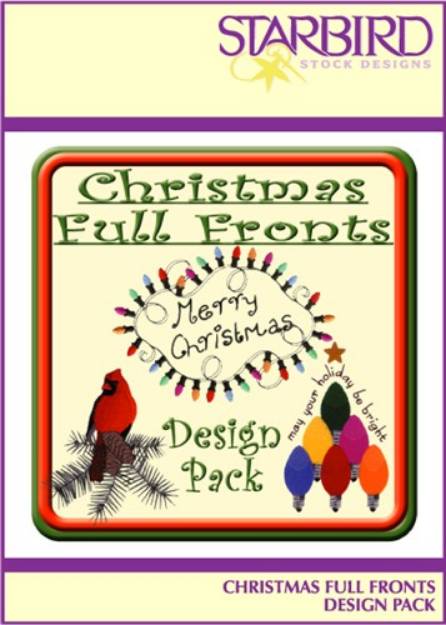 Picture of Christmas Full Fronts Pack Embroidery Collection