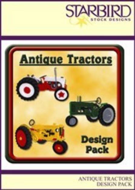 Picture of Antique Tractors Pack Embroidery Collection