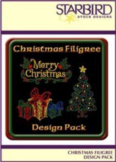 Picture of Christmas Filigree Pack Embroidery Collection